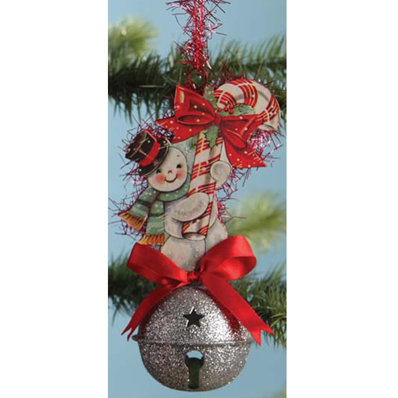 new bethany lowe 6 5 quot santa or snowman retro bell new bethany lowe 6 5 quot santa or snowman retro bell