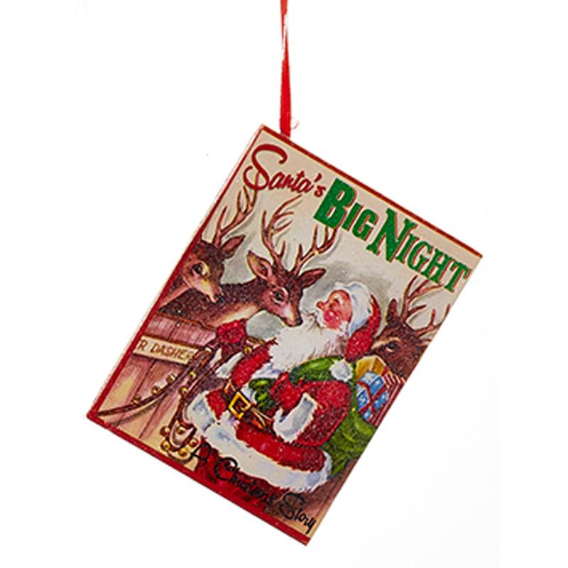new kurt adler 4 quot wooden vintage santa book christmas new kurt adler 4 quot wooden vintage santa book christmas