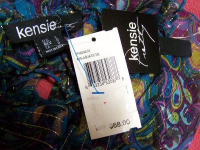 Kensie Girl Clothing on Kensie Pretty Anthropologie Silk Metallic Peasant Top L Ebay