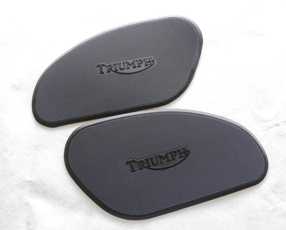 New Triumph Gas Tank Knee Pad Set Bonneville, Tiger, TR6, T100, T120 eBay