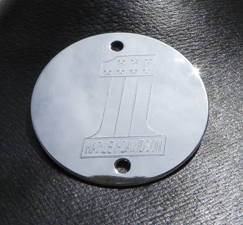 Chrome Harley Davidson Ignition Points Timing Cover Shovelhead