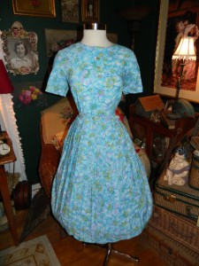 vintage 50 s 60 s water color floral dress w nip waist skirt xl ebay vintage 50 s 60 s water color floral dress w nip waist skirt xl ebay