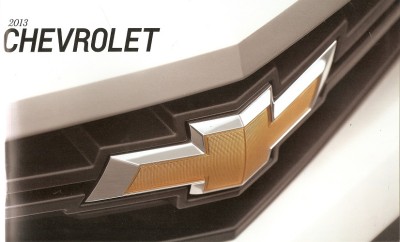 2013 Chevrolet Dealer Brochure Volt Sonic Cruze Spark