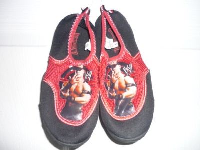  Kids Clothes on Wwe Boys 11 12 John Cena Water Shoes Sandals Wrestling   Ebay