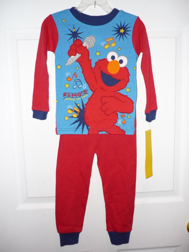 Boys 2t 3t 4t Sesame Street ROCKSTAR ELMO Pjs PAJAMAS eBay