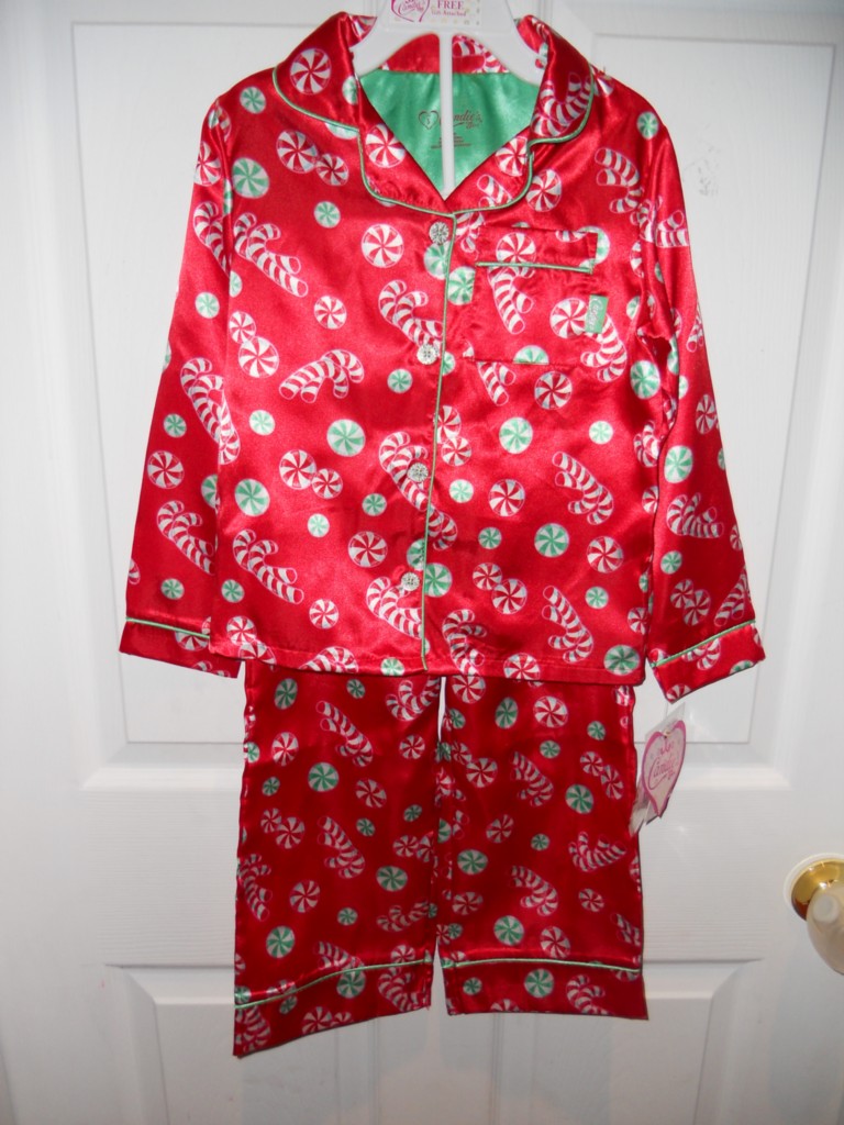 NEW Girls 6 10 12 14 CANDIES Holiday SILK Pjs PAJAMAS