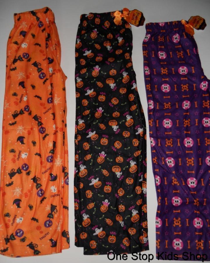halloween fuzzy pajama pants