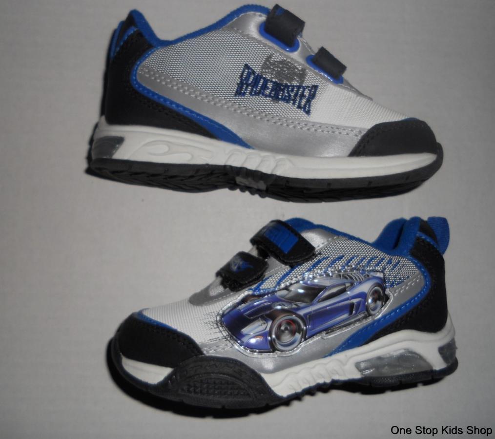 HOT WHEELS Racing Boys 8 LIGHT UP SNEAKERS Shoes eBay