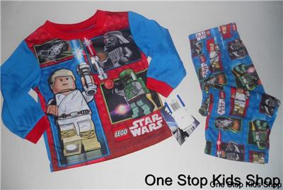 Lego Batman Bedding on Lego Star Wars Boys 2t 3t 4t Pjs Set Pajamas Shirt Pants Darth Vader