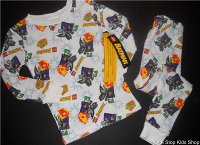 Lego Batman Bedding on Lego Batman Boys 2t 3t 4t 4 5 6 7 Pjs Set Thermal Pajamas Shirt Pants