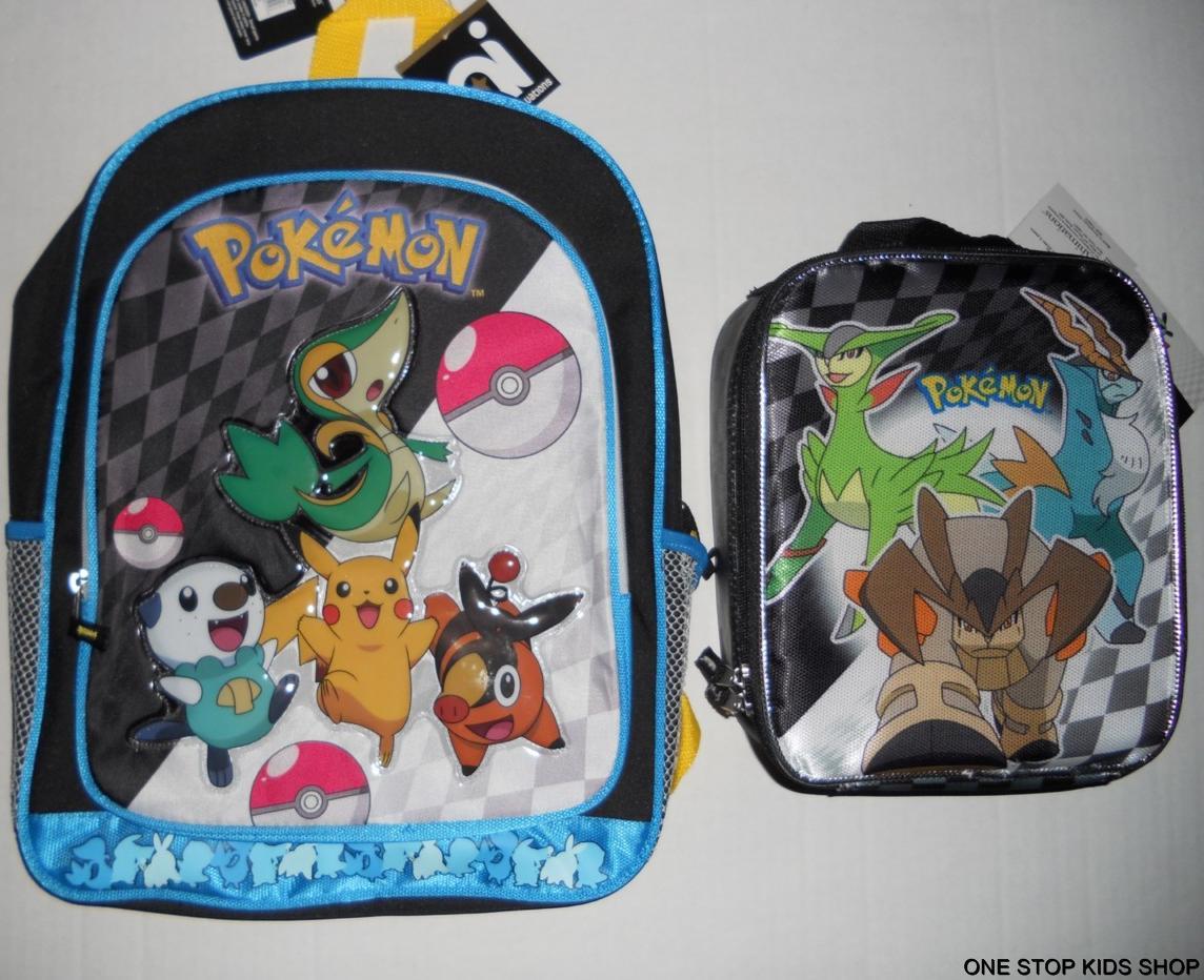 POKEMON School Bag BACKPACK or LUNCH BOX Tote Pouch Cooler eBay