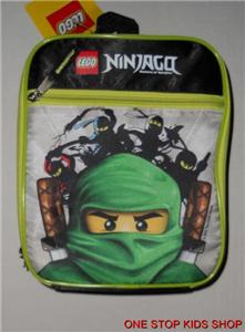 Lego Batman Lunchbox on Ninjago Boys Tote Pouch Cooler Lunch Box Spinjitzu Lego Ebay