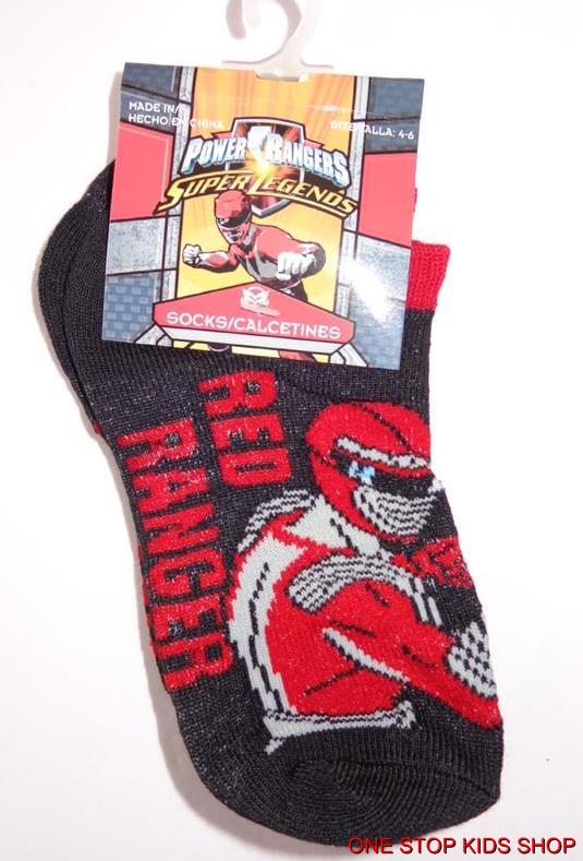 POWER RANGERS Boys 4 5 6 Stockings SOCKS Shoes eBay