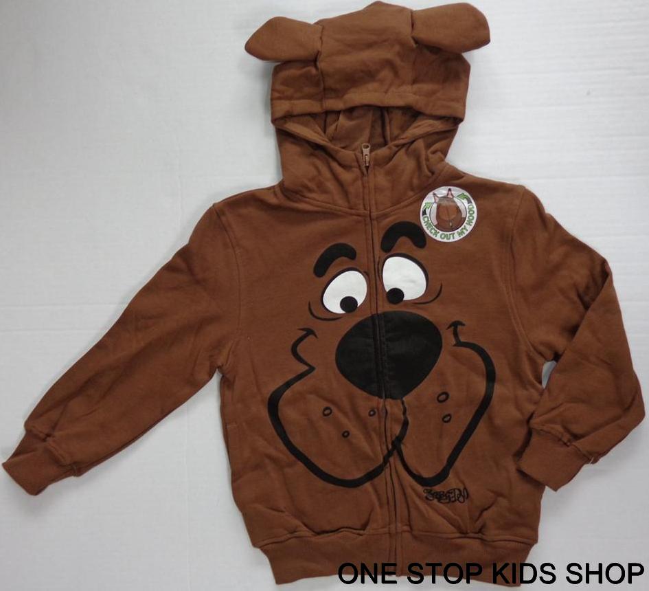SCOOBY DOO Boys 8 10 12 14 16 18 20 Sweatshirt Costume HOODIE Coat