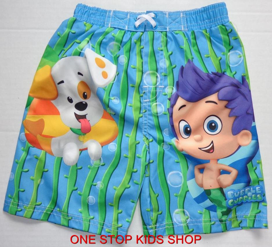 BUBBLE GUPPIES Toddler Boys 2T 3T 4T 5T Shorts SWIM TRUNKS Bathing Suit Nick Jr eBay