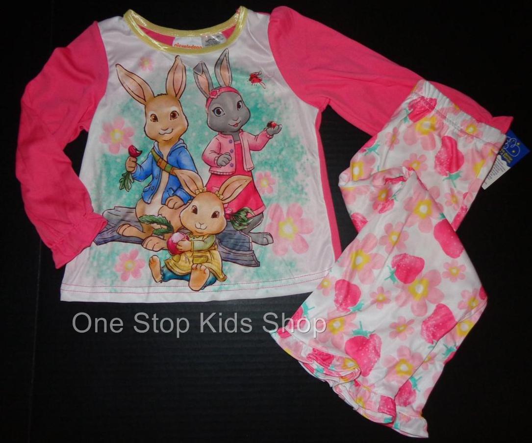 PETER RABBIT Toddler Girls or Boys 24 Mo 2T 3T 4T 5T Pjs Set PAJAMAS