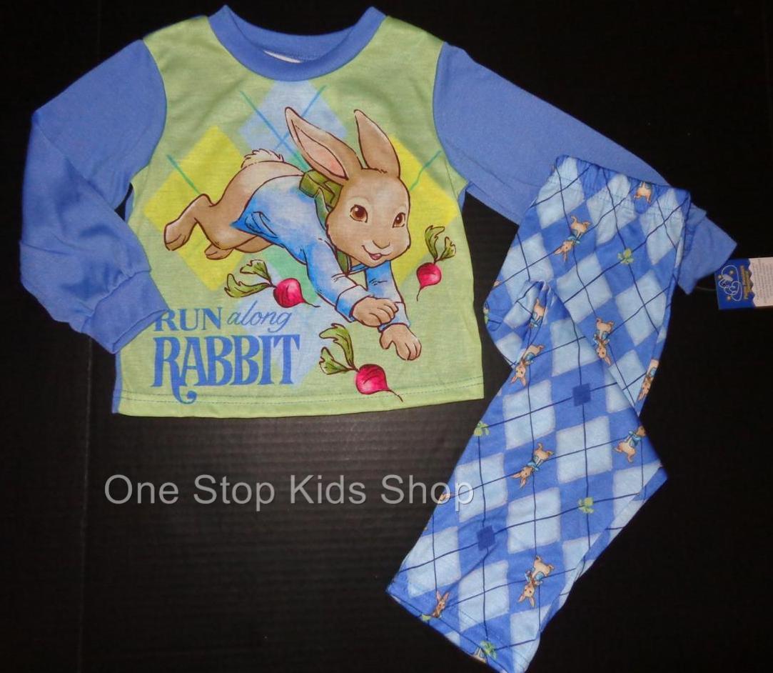 PETER RABBIT Toddler Girls or Boys 24 Mo 2T 3T 4T 5T Pjs Set PAJAMAS