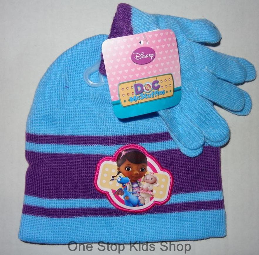 Doc Mcstuffins Toddler Girls Hat Gloves Winter Set Cap Doc Mcstuffins Toddler Girls Hat Gloves Winter Set Cap