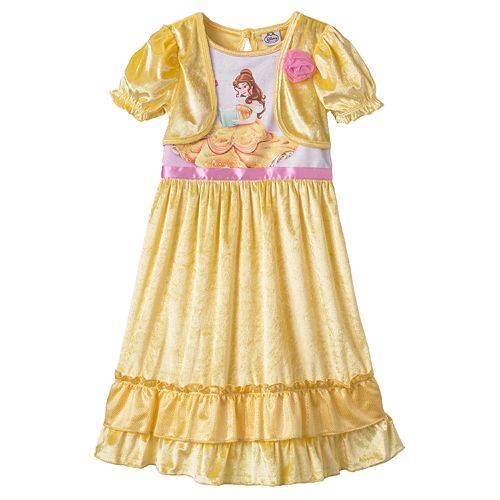 DISNEY PRINCESS Girls 2T 3T 4T Pajamas NIGHTGOWN Pjs Cinderella ARIEL