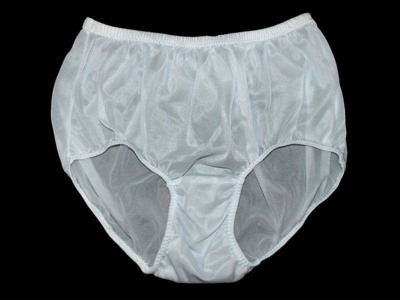 0.10+freeshipping WHITE NYLON PANTIES VINTAGE STYLE, WOMEN'S LINGERIE HIP 4448 eBay
