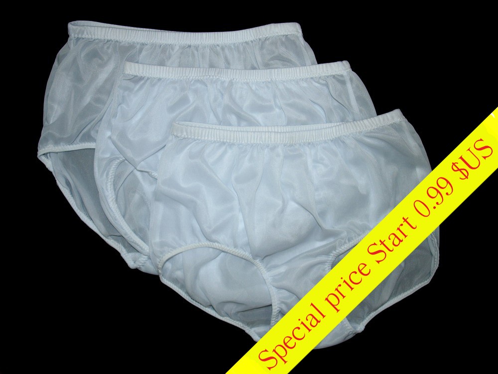 1960's VINTAGE STYLE NYLON PANTIES PANTY HIP3436 UNDERWEAR, LINGERIE