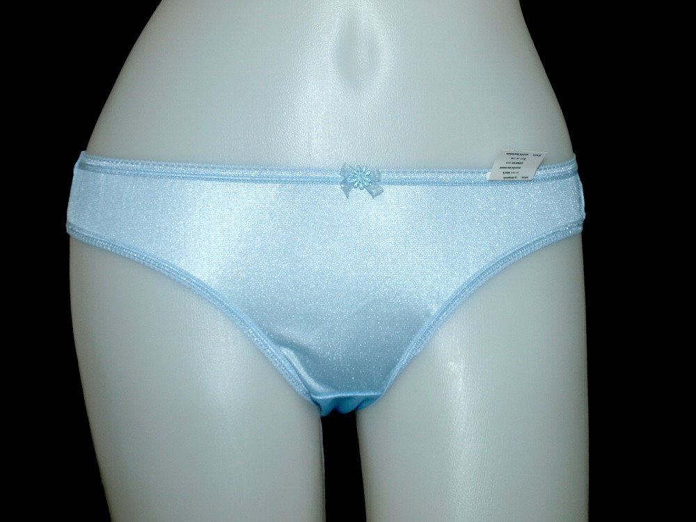 Light Blue Nylon bikini panties classic design fit for Women Hips 3436