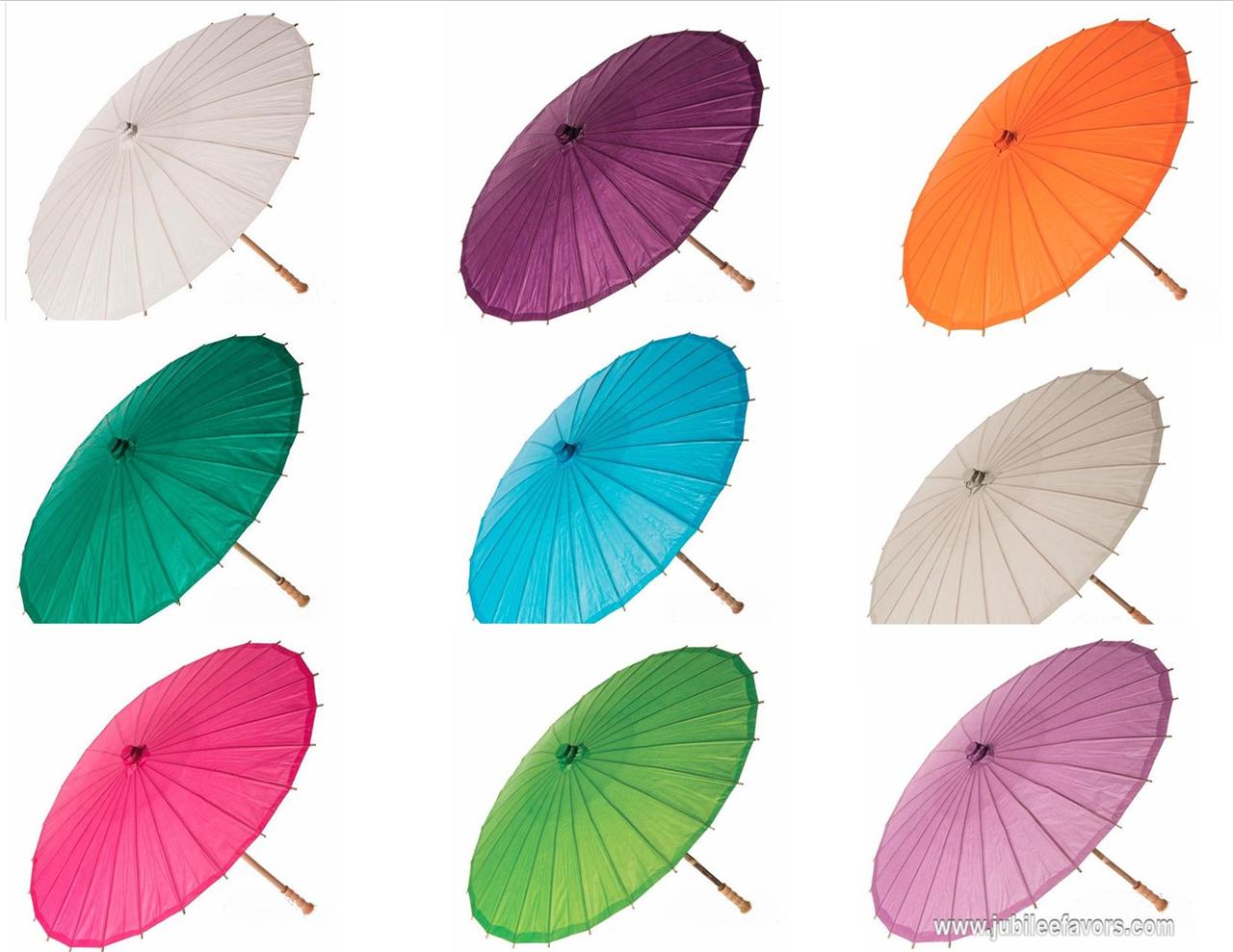20" Small Kids Decorative Paper Parasol Umbrella Wedding Supplies