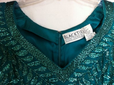 Black Wedding Attire Women on Black Tie Oleg Cassin Formal Evening Gown Mother Of The Bride Wedding