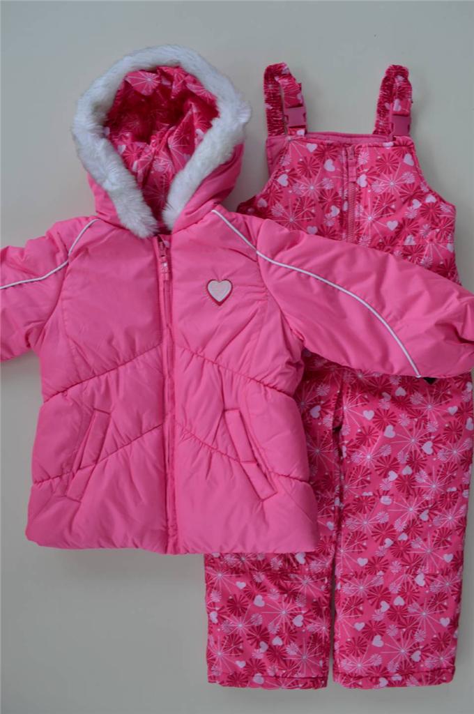 NWT 4 5/6 6X Girls London Fog Snowsuit ski outfit with bib snow pants 100 New eBay