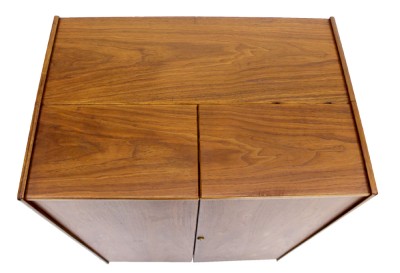 Danish Mid Century Modern Box Fold Away Secretary Desk ...