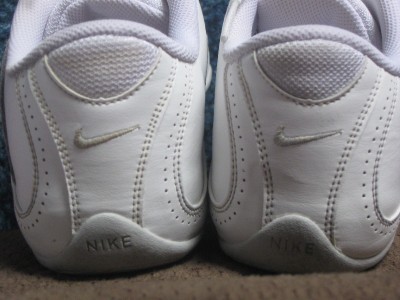 White Cheerleading Shoes on Womens Sz 8 White Nike Sideline Cheer Shoes Very Nice Ebay