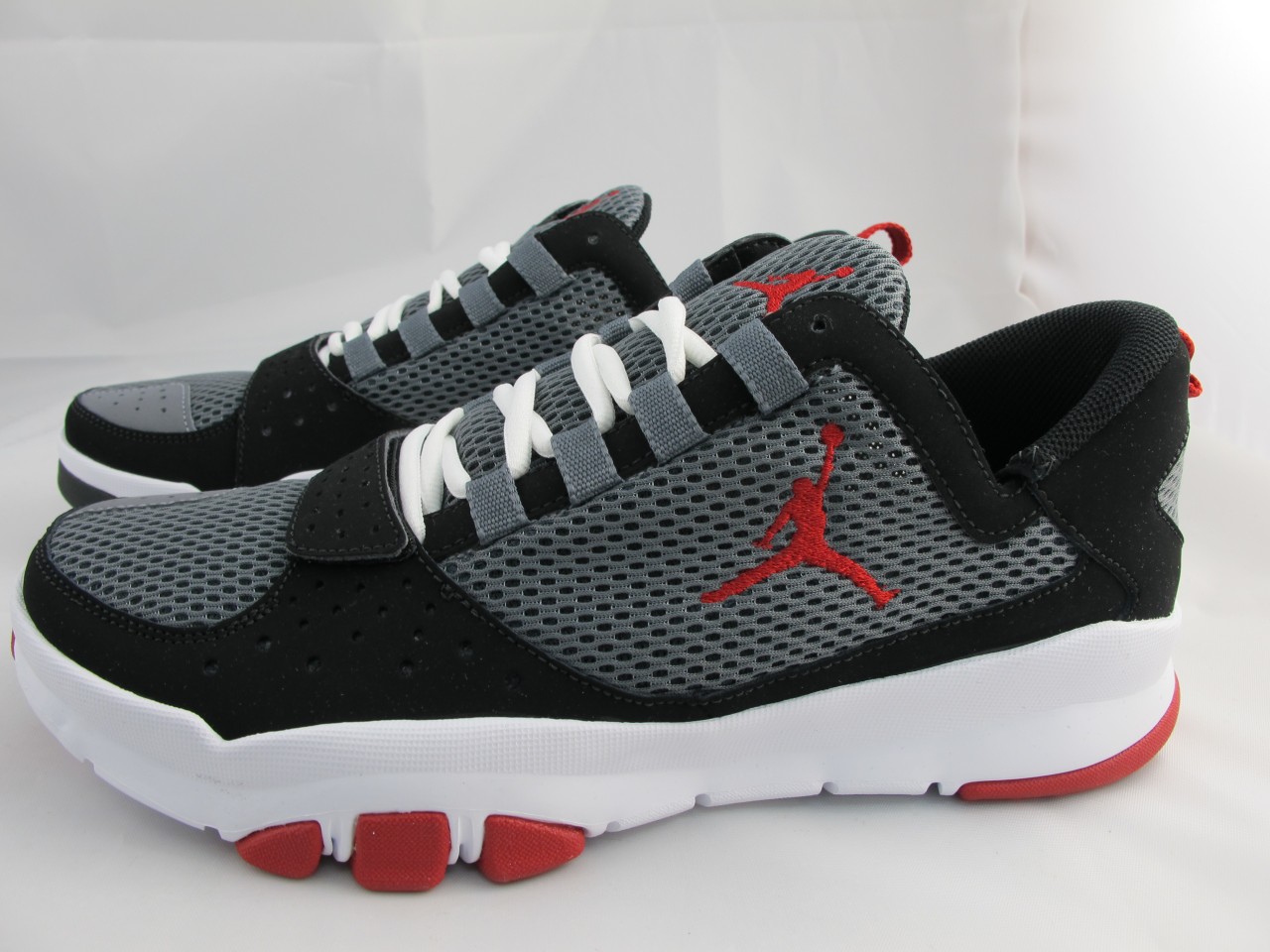 NEW MEN'S JORDAN TRUNNER DOMINATE 510819-002 BLACK/GYM RED-FLINT GREY-WHITE | eBay