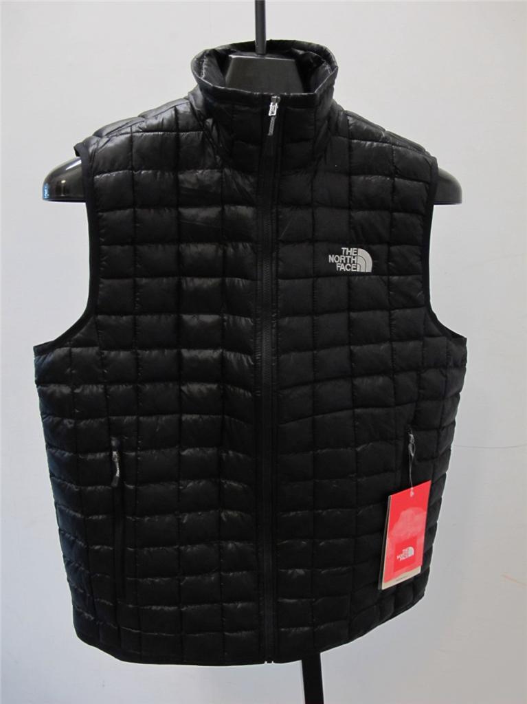 New Men&#39;s North Face Thermoball Vest A7ZK JK3 TNF Black | eBay