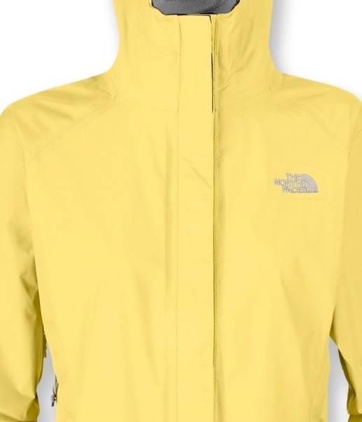 North Face Yellow Raincoat