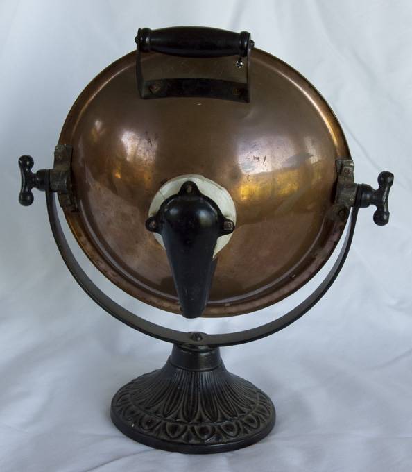 ANTIQUE 1930's HECLA ELECTRIC HEATER ART DECO COPPER & CAST IRON