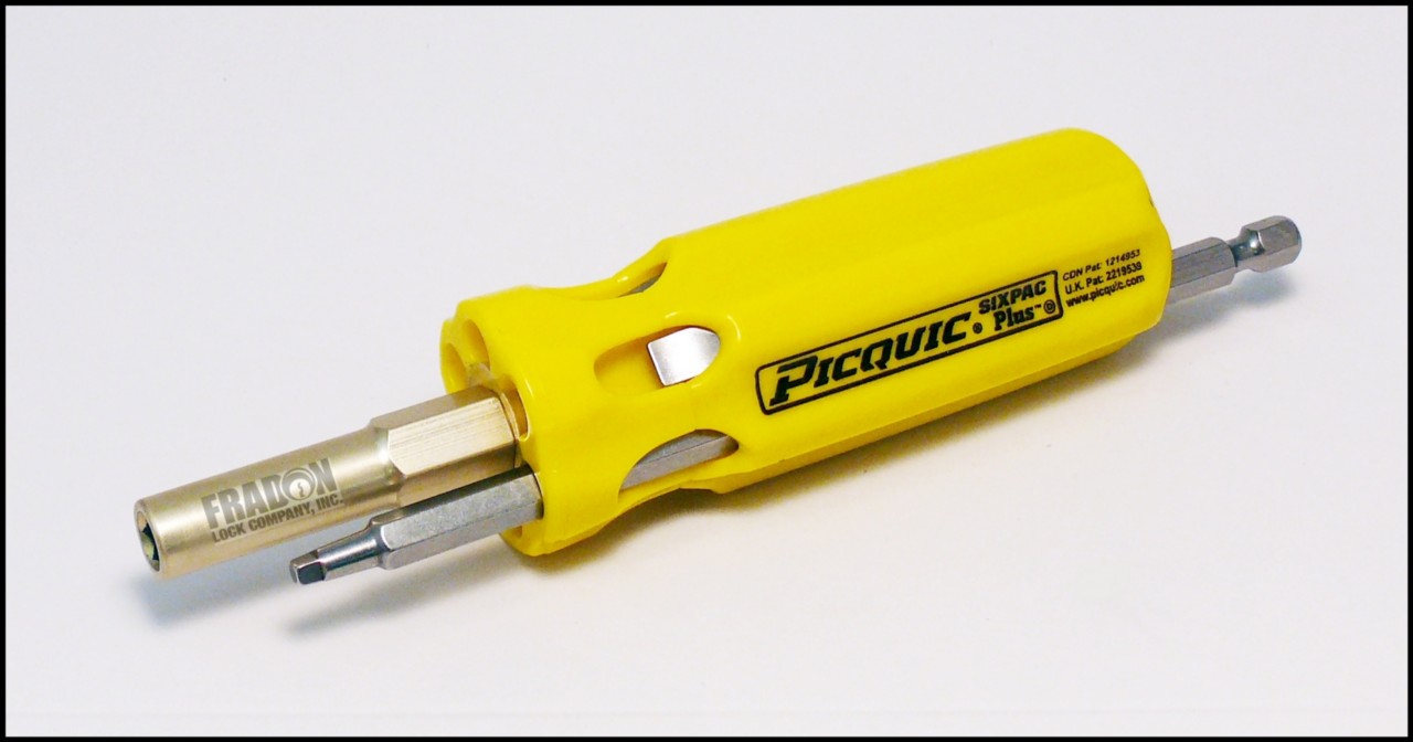 Picquic Sixpac Plus Screwdriver MultiBit Canada Yellow Fucshia