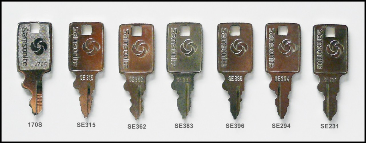 samsonite luggage key