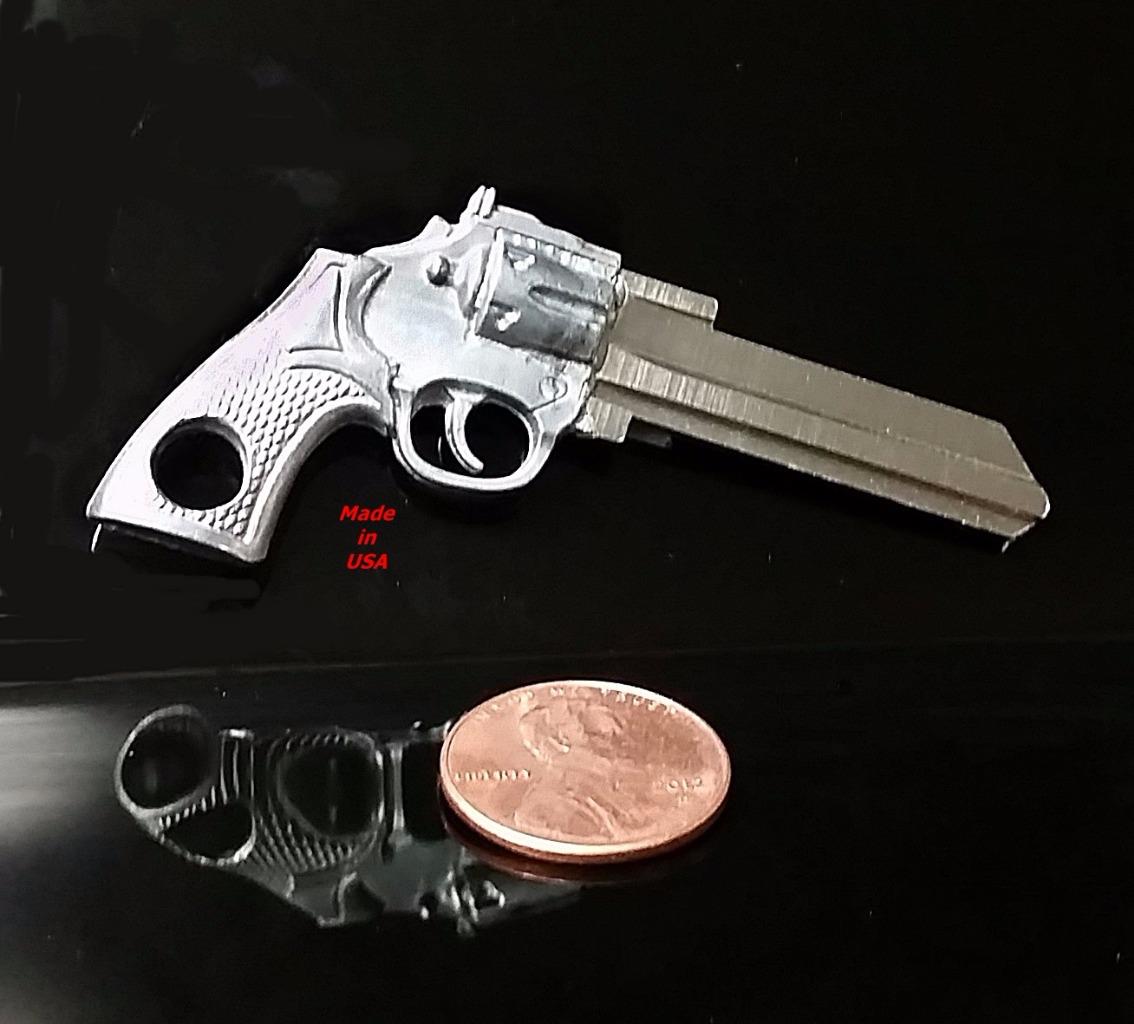 3D 45mm Revolver Gun Key Blank Keyblank Schlage Kwikset Home House Office Work eBay