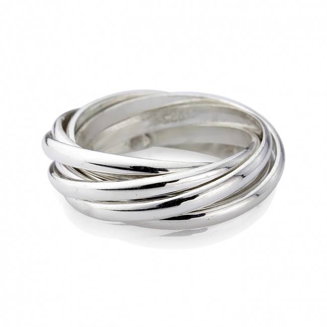 Bands Russian wedding intertwined 925 Sterling Silver Ring - VARIOUS ...