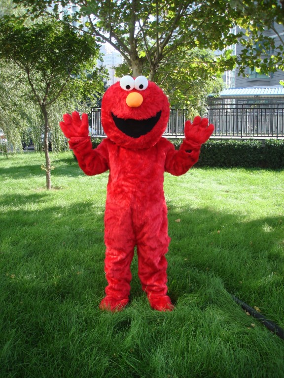 Elmo Adult Costume Rental 64