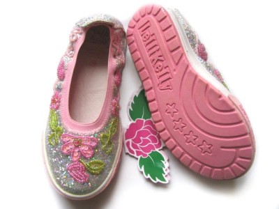 Ballet Flats Shoes  Women on New Lelli Kelly Girls Ballet Flats Shoes Size 28 32 34   Ebay