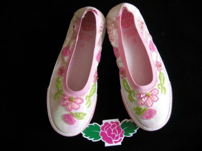Girl Ballet Shoes on New Lelli Kelly Girls Ballet Flats Shoes Sz 30 31 32 33   Ebay
