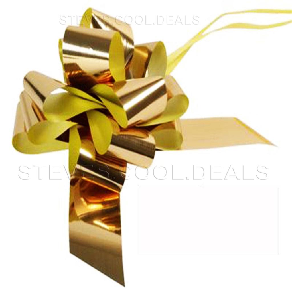 FLORIST PULL BOWS 50MM LARGE FAST WEDDING CAR PARTY RIBBON GIFT WRAP