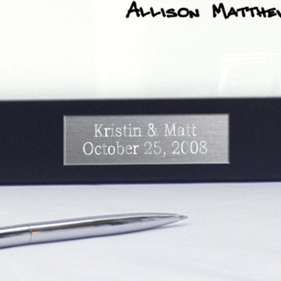 Personalized Photo Wedding Guest Book on Personalized Guest Book Photo Signature Frame   Wedding   Ebay