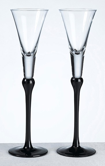 Aqua Blue Toasting Flutes Champagne Glasses Wedding Ebay 0586