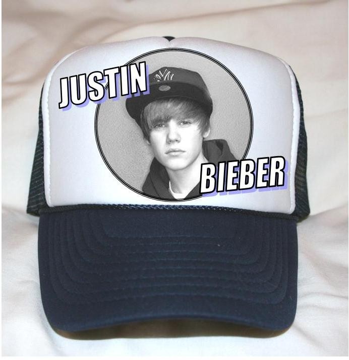 JUSTIN BIEBER Personalized Photo HAT #3 Baseball Cap One Size