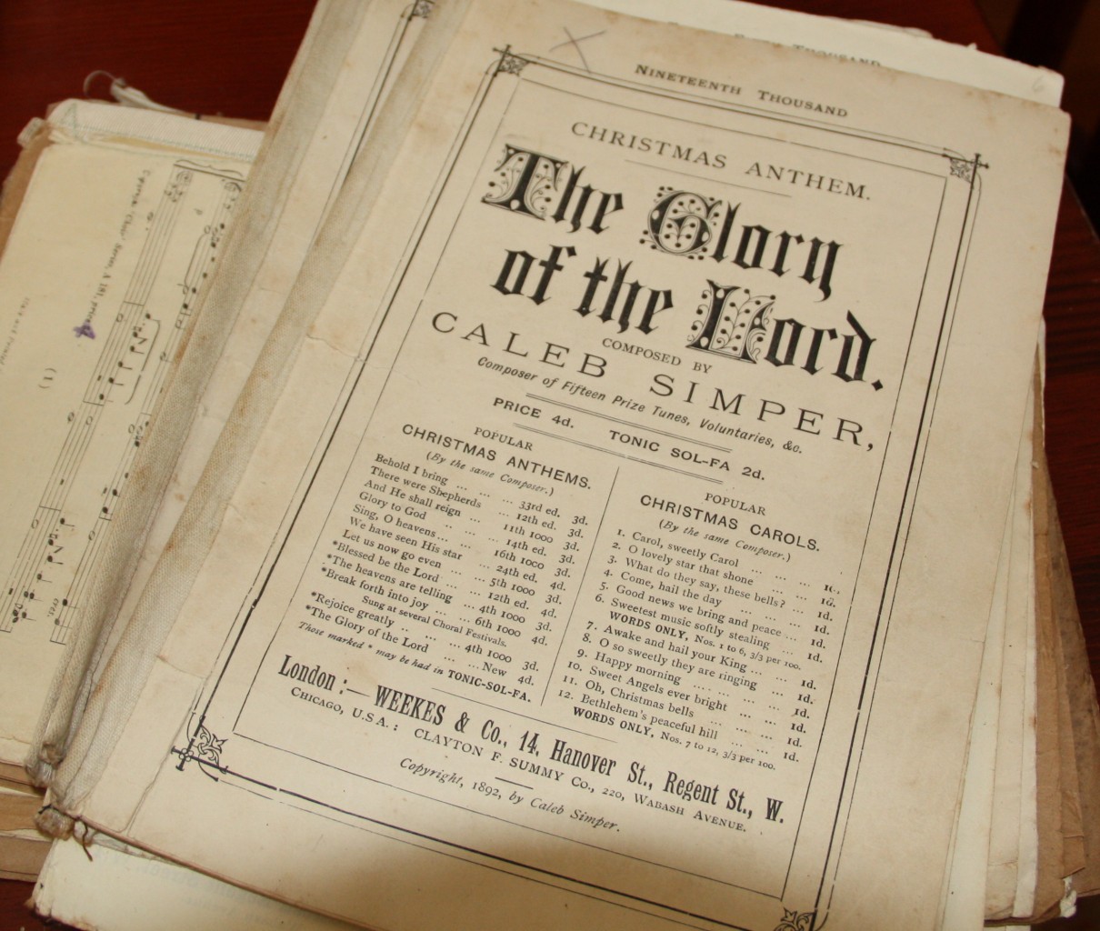 AWAKE-UP-MY-GLORY-BY-J-BARNBY-ANTIQUE-SHEET-MUSIC-1931-religion-hymn
