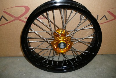 Honda cr 125 black wheels #2