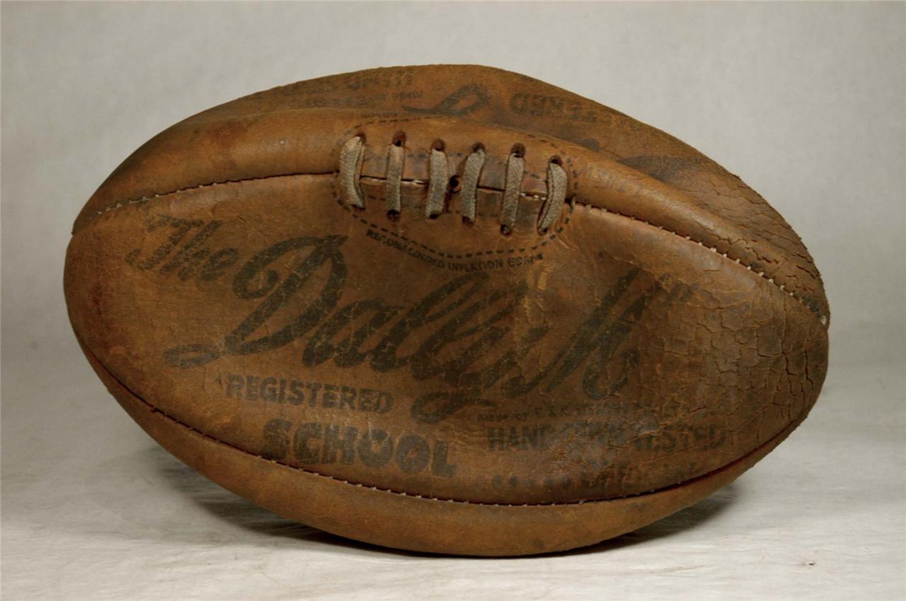 Very Rare Vintage Leather STEEDEN RUGBY LEAGUE BALL c195868"The