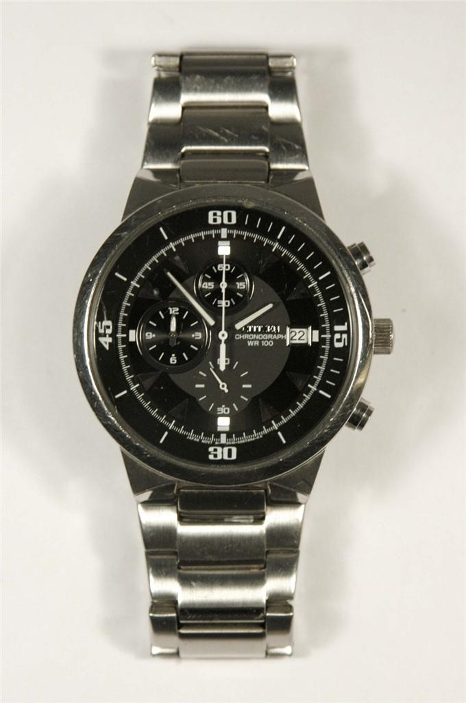 citizen watch with black face